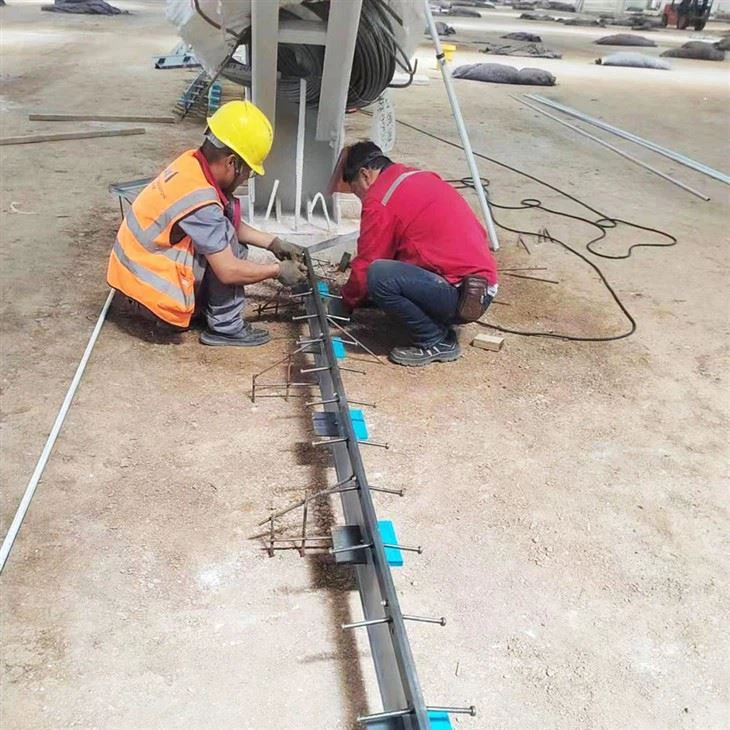 Industrial Concrete Floor Solutions Free Movement Armored Force Transfer Formwork Floor Expansion Joint System For Concrete