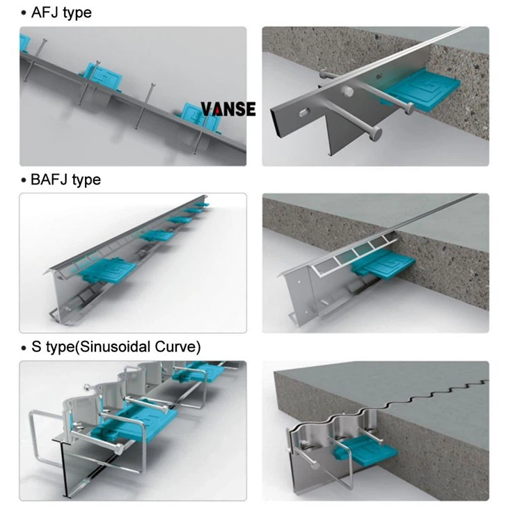 Industrial Concrete Floor Solutions Free Movement Armored Force Transfer Formwork Floor Expansion Joint System For Concrete